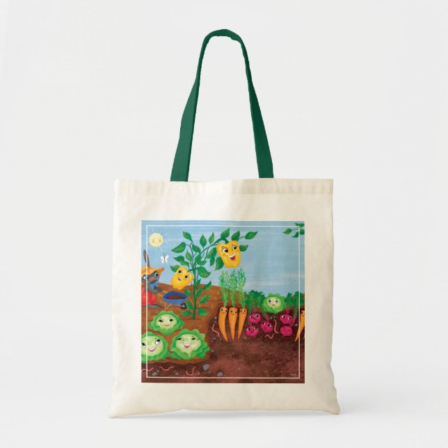 Tote Bag Compte-Jardin de temps (Devant)
