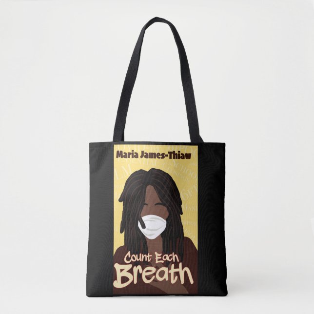 Tote Bag Compter chaque souffle  (Devant)