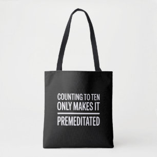 Tote Bag Compter jusqu'à dix ne fait que le rendre drôle pr