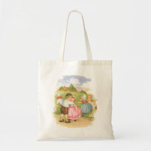 Tote Bag Comptines de Mère l'Oie Georgie Porgie vintage