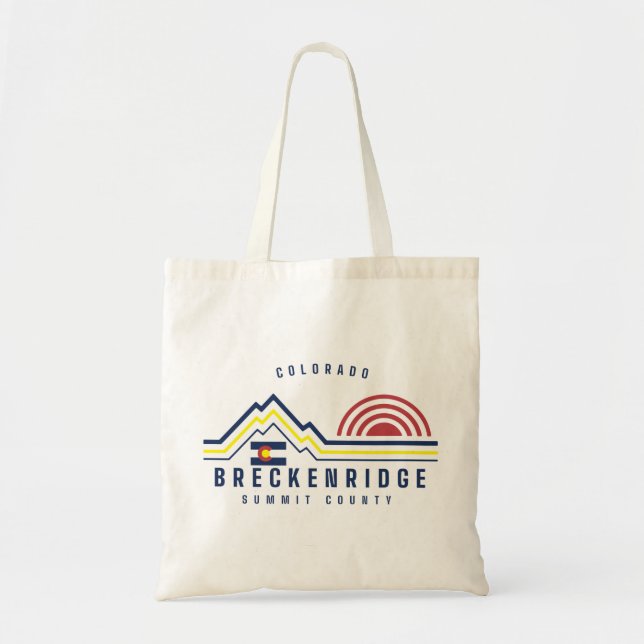 Tote Bag Comté du Sommet de la montagne de Breckenridge (Devant)