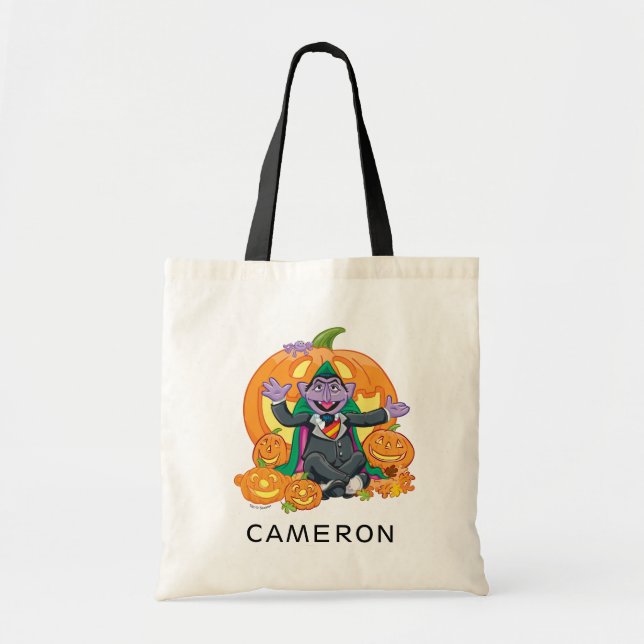 Tote Bag Comte von Count | Citrouilles d'Halloween (Devant)