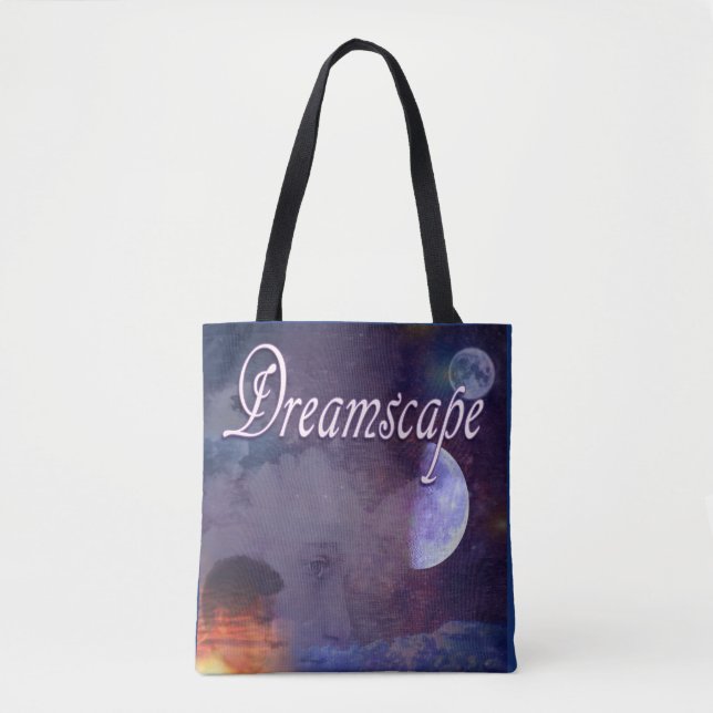 Tote Bag Concepteur Fourre-tout de Dreamscape (Devant)