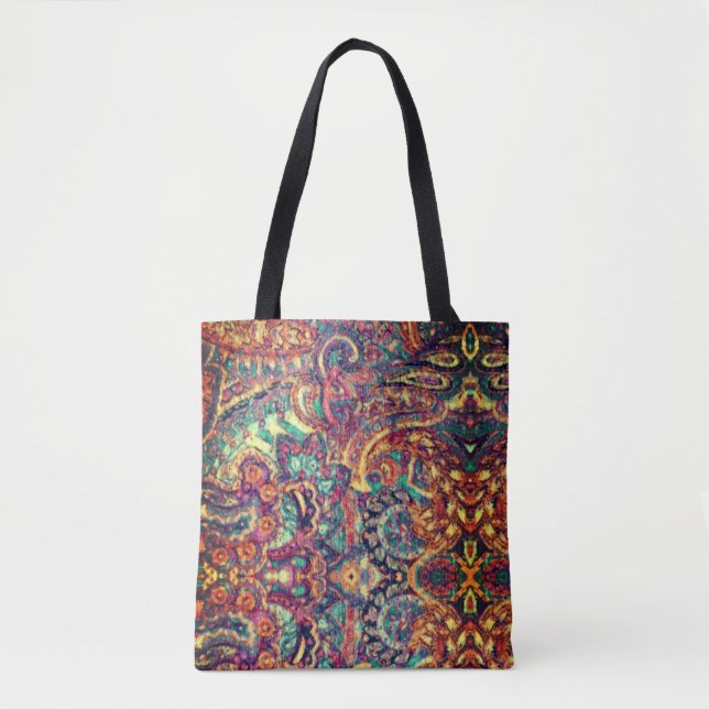 Tote Bag Conception abstraite artistique complexe (Devant)