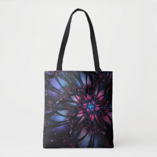 Tote Bag Conception Abstraite des fleurs fractales.