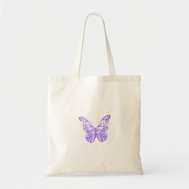 Tote Bag conception artistique de papillon mignon (Devant)