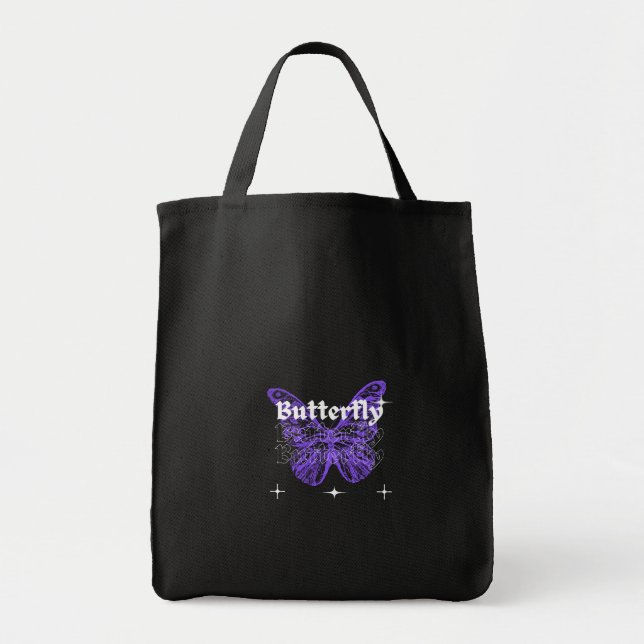 Tote Bag conception artistique de papillon mignon (Devant)