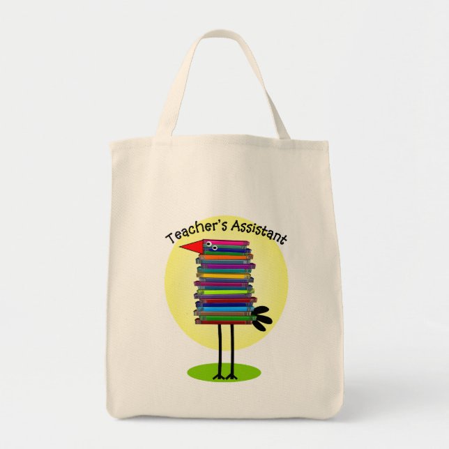 Tote Bag Conception auxiliaire de "oiseau du livre" du (Devant)