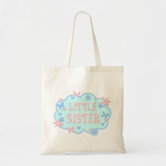 Tote Bag Conception bleue Fourre-tout de papillon de fleur