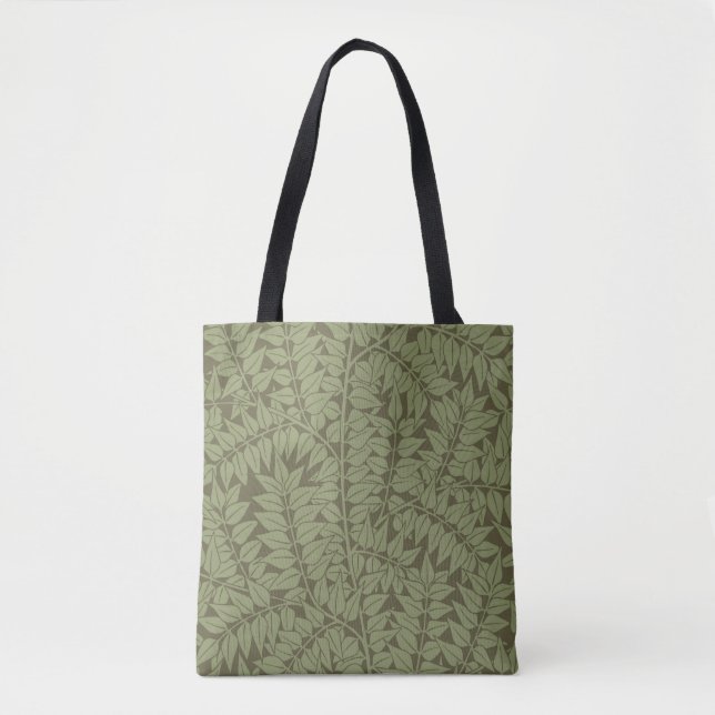 Tote Bag Conception classique Art Nouveau de branche de Wil (Devant)