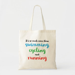 Tote Bag Conception cool et originale du triathlon pour les