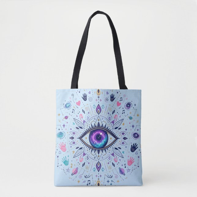 Tote Bag Conception Cosmique Spirituelle (Devant)