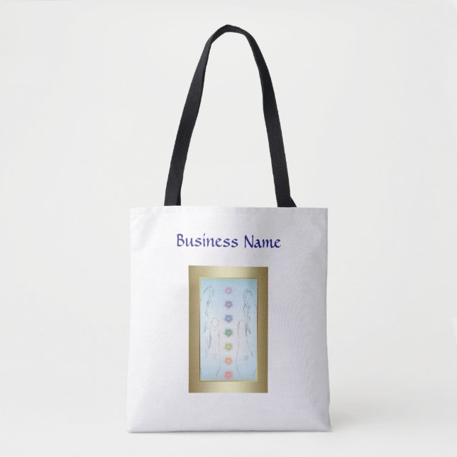 Tote Bag Conception curative holistique de mains (Devant)