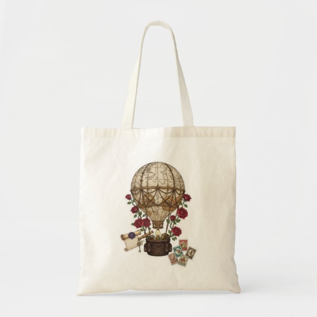 Tote Bag Conception d'aventure en montgolfière à air chaud  (Devant)