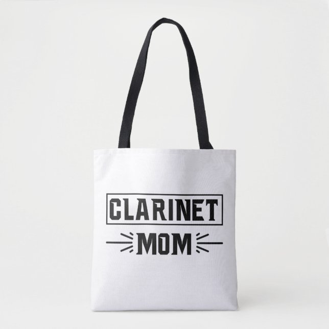 Tote Bag Conception de cadeau de musique pour maman de clar (Devant)