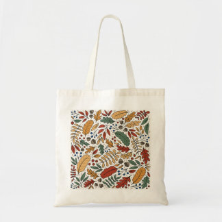 Tote Bag Conception de Carré feuille couleur automne