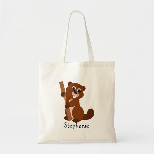 Tote Bag Conception de castor (Devant)
