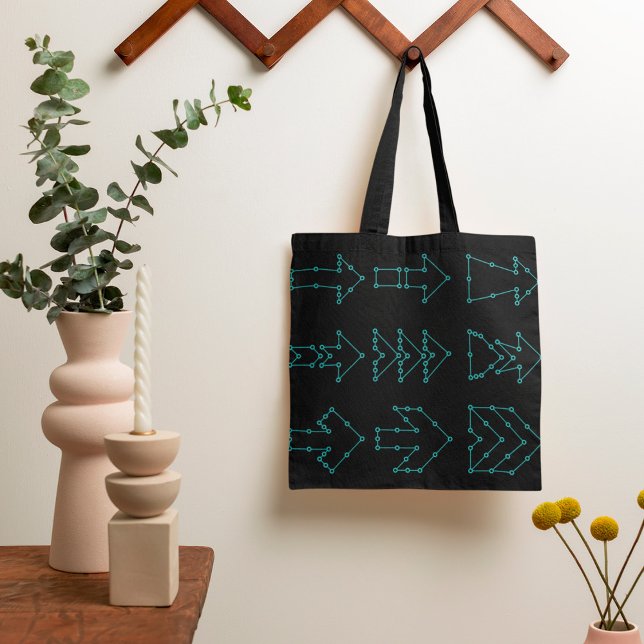 Tote Bag Conception de circuit fléché de technologie futuri (Créateur téléchargé)
