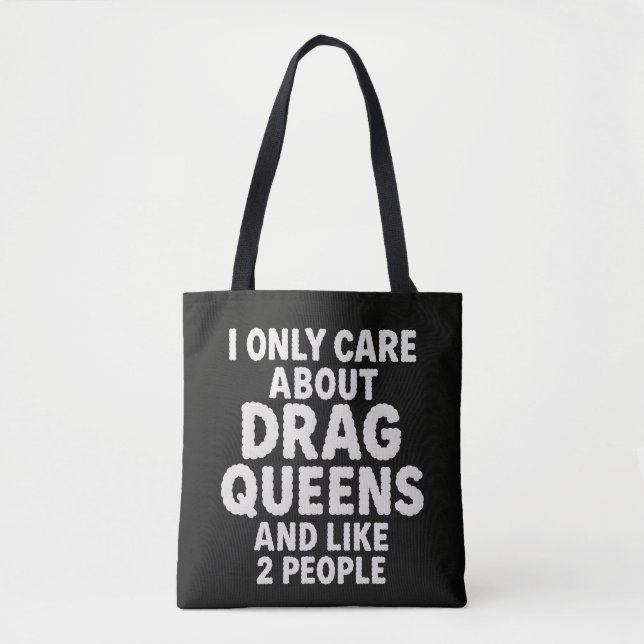 Tote Bag Conception de citation sarcastique de fan de drag  (Devant)