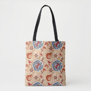 Tote Bag Conception de coeur Crustacé