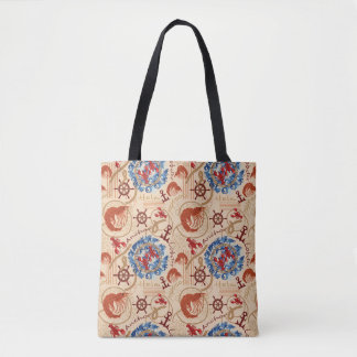 Tote Bag Conception de coeur Crustacé