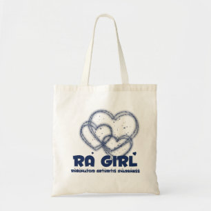 Tote Bag Conception de coeur de fille de RA : : Rhumatisme