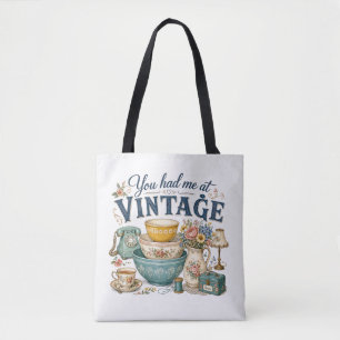 Tote Bag Conception de collectionneurs de citations rétro a