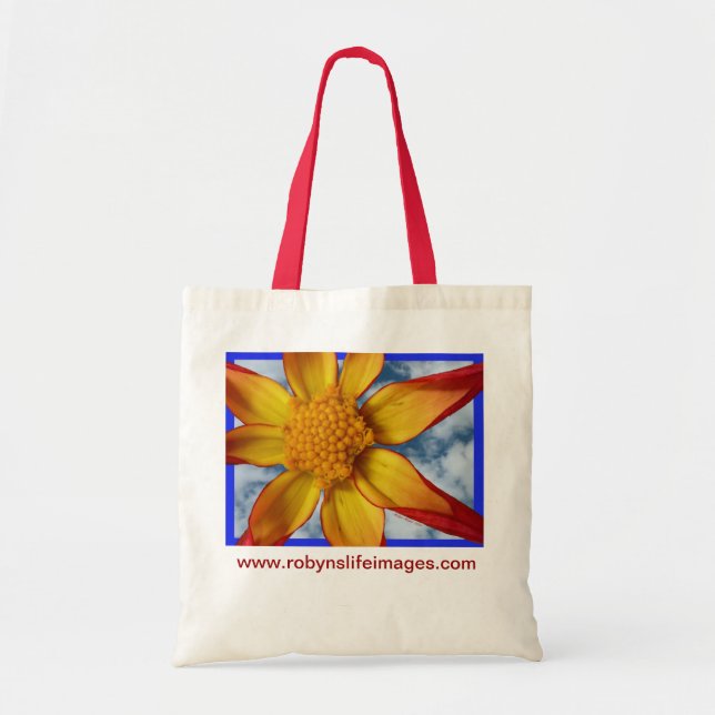 Tote Bag Conception de dahlia (Devant)