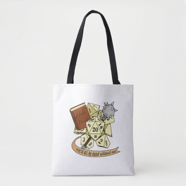Tote Bag Conception de dés de classe (Devant)