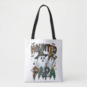 Tote Bag Conception de fantôme de Papa Halloween ensorcelé