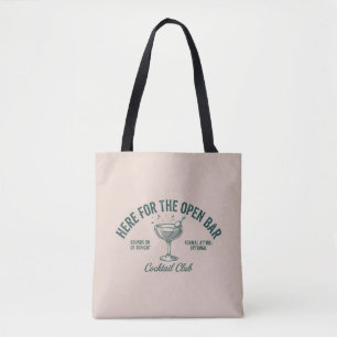 Tote Bag Conception de fête de cocktail rétro drôle