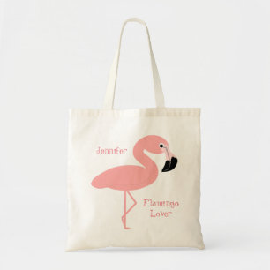 Tote Bag Conception de Flamant rose personnalisée