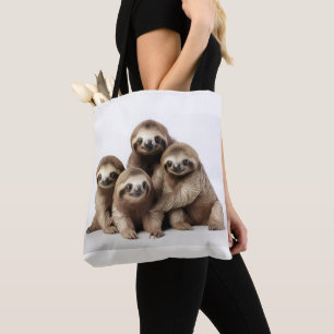 Tote Bag Conception de fond de paresseux