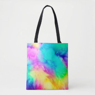 Tote Bag Conception de fond de texture de fourrure moelleus