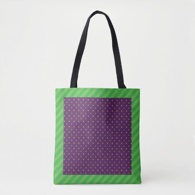 Tote Bag Conception de fryit de mûre, motifs de baies d'été (Devant)