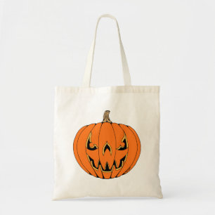 Tote Bag Conception de Halloween citrouille effrayante Jack