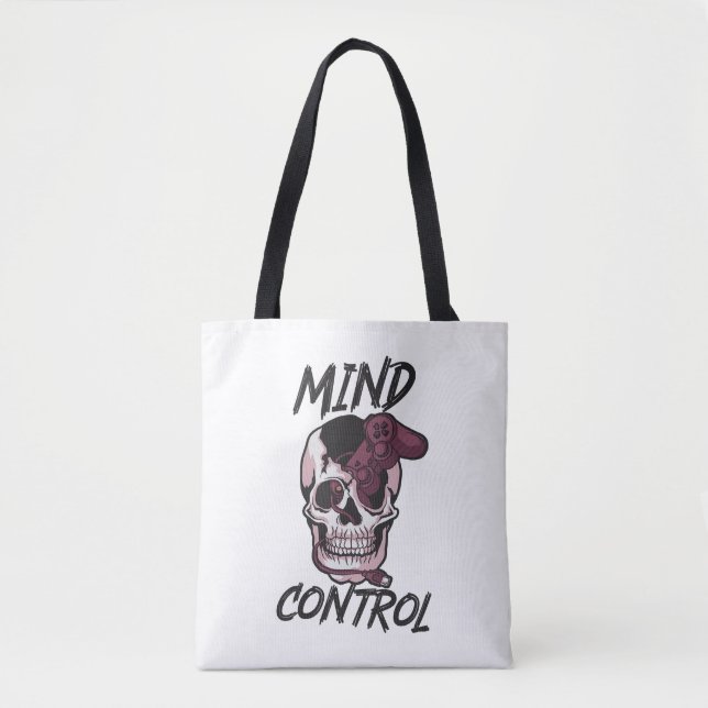 Tote Bag Conception de jeux de contrôle mental (Devant)