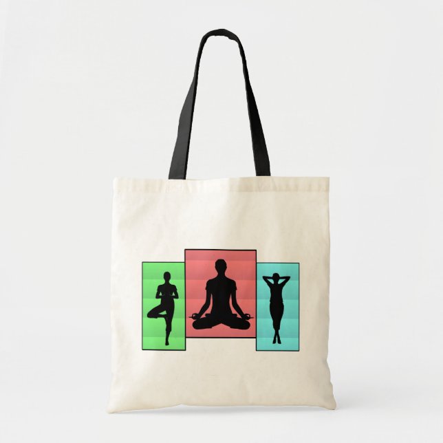 Tote Bag Conception de karma de yoga (Devant)