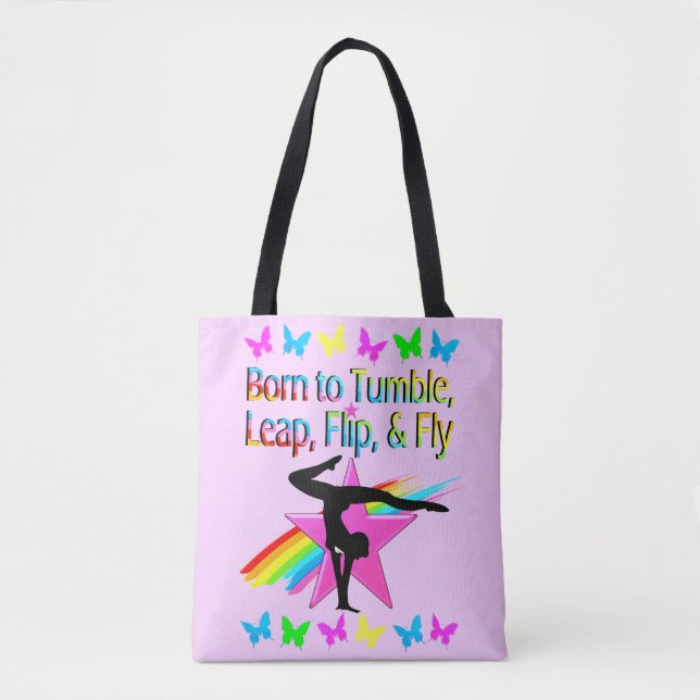 TOTE BAG CONCEPTION DE LA PETITE FILLE GYMNASTICS (Devant)