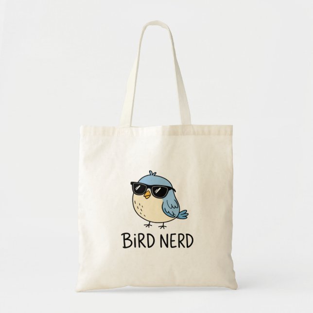 Tote Bag Conception de l'observation des oiseaux Kawaii (Devant)