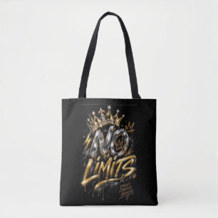 Tote Bag Conception de luxe Couronne Or Sans Limites