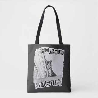 Tote Bag Conception de maître de parkour actif amusant Punk