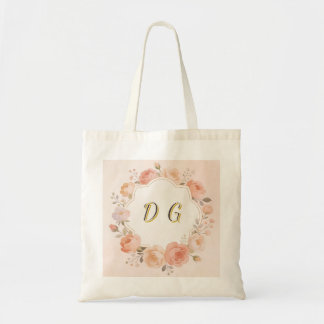 Tote Bag Conception de monogramme personnalisé