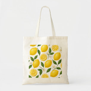 Tote Bag Conception de motif citron Impression d'été aux