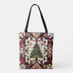 Tote Bag Conception de Noël matelassée