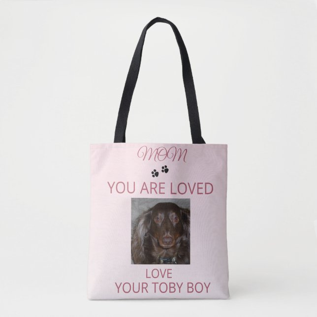 Tote Bag Conception de photo sincère pour maman de compagni (Devant)