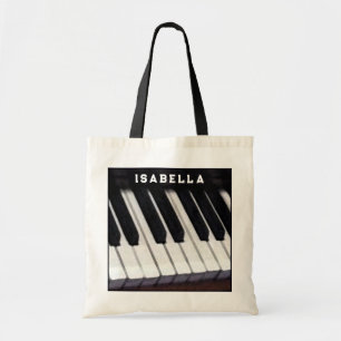 Tote Bag Conception de piano personnalisée