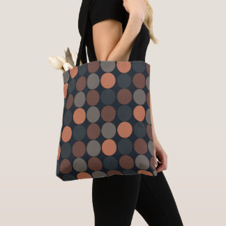 Tote Bag Conception de points de cercle géométrique de terr