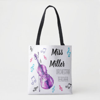 Tote Bag Conception de professeur d'orchestre