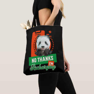 Tote Bag Conception de recharge de batterie d'introverti pa
